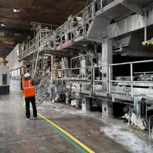 Folding box board machine